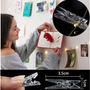 LED String Lights 5M/10M Photo Clip Fairy Lights Outdoor Battery Operated Garland Christmas Decoration Party Wedding Xmas