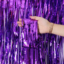 2/3M Party Background Wedding Decoration Foil Fringe Curtain Sequin Bachelorette Photo Backdrop Wall Curtain Birthday BabyShower