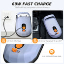 AIRBANK SUP Electric Air Pump with Battery 7800 mAh 20 PSI Max Rechargeable 12 V DC Car Connection Pump for Boards, Surf Kite