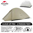 Naturehike Upgraded Cloud Up 2 Person Tent Outdoor Camping Tent Ultralight Waterproof Tent Free Standing Hiking Backpacking Tent