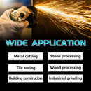 125MM Brushless Electric Angle Grinder Variable Speed M14 Cutting Machine Woodworking Power Tool for Makita 18v Battery