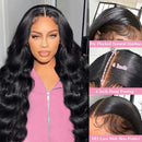 13x4 Body Wave Lace Front Wigs Human Hair Pre Plucked 250 Density HD Transparent Lace Frontal Wigs Human Hair for Black Women