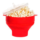 BPA Free With Retractable Lid Silicone Popcorn maker For Microwave
