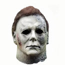 Michael Myers Mask Latex Halloween Cosplay Party with classic knife Match Horror Masquerade Costume Cosplay Mask for Adults
