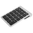 22Keys Numeric Keyboard 2.4G Wireless Mini Portable Ergonomic Design Digital Keyboard Numpad with USB Receiver for Office Laptop