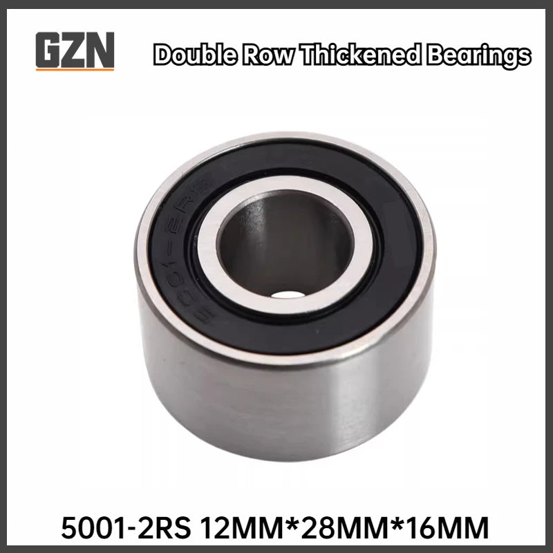 1PCS Thickened Bearing 5001-2RS Pneumatic Tool Polishing Machine Grinding Machine Bearing Size 12*28*16mm ABEC-1