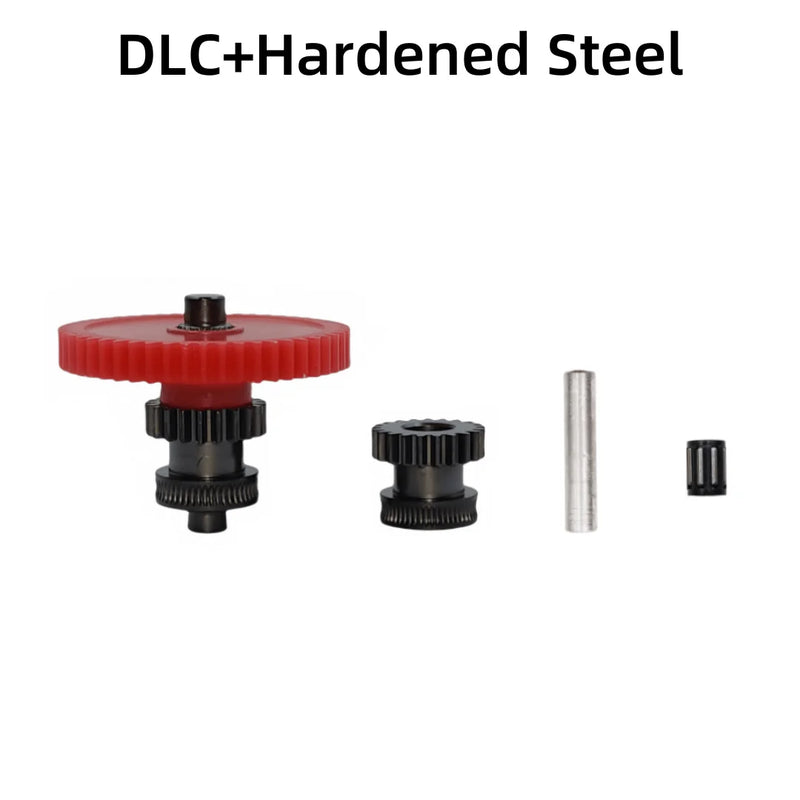 For ELEGOO Neptune 4/Pro/Plus/Max Nanocoated Mold Steel Integrated Extruder Gear CNC Precise printing Kit 3D Printer parts
