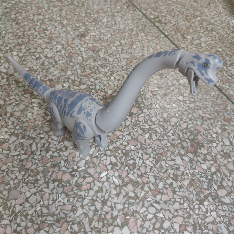 Chinese DIY Big Size Jurassic cute Brachiosaurus Dinosaur Discovery building block Educational Toys for Children gifts