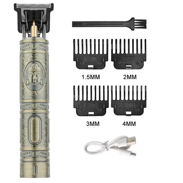 Electric Hair Clipper Professional USB Cordless Clipper Professional Beard Trimmer Haircut Grooming Kit Hair Cutting Machine