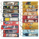 Wholesale Mixed style Embroidery Cool Keychain Lanyard Anime Manga Series Badge Holder USB Pendant Portable Lanyard Accessories