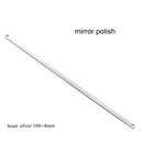 10pcs Stainless Steel Straight Cuff Bangle Blank Plain Rod Bracelet Diy Laser Engraving Bracelet Jewelry Charms Accessories