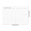 Weekly Planner Monthly Undated Agenda Notebook Schedules Study Planner Korean Stationery Office School Supplies