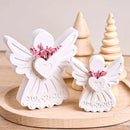 3D Love Angel Flower Arrangement Silicone Mold DIY Valentine's Day Wedding Party Decor Making Molds Plaster Resin Candle Crafts