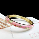 Beijing Cloisonne Bracelet Enamel Bracelet Fine Small Flower Ethnic Style Jewelry Handmade Scenic Spot Hot Girl Retro