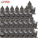 Classic Medieval Movie Elves Dwarf Warrior Iron Foot Dane leader of the Dwarfs Building Blocks LOTR Figures Toys For Children