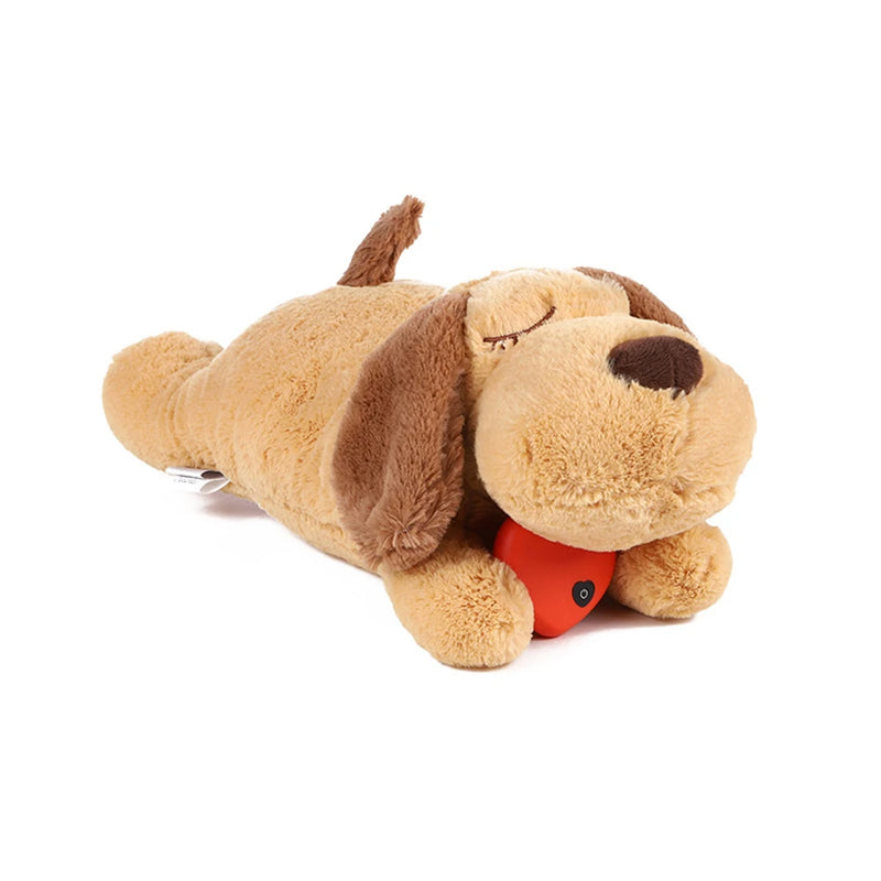 Heartbeat Puppy Behavioral Train Plush Toy Pet Soft Sleep Anxiety Reliver Doll