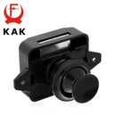 10PCS KAK Camper Car Push Lock 20mm RV Caravan Boat Motor Home Cabinet Drawer Latch Button Locks For Furniture Hardware