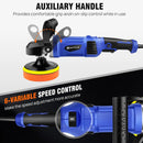 1400W Dual Action Polisher Kit,150-180mm Electric Car Buffer Polisher Sealing,Waxing Machine+6 Variable Speed 800-3500RPM