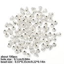 Stainless Steel Round Ball Post Earrings Stud Loops Earring Hooks Earplug  Fit Women DIY Earring Jewelry Making Christmas Craft