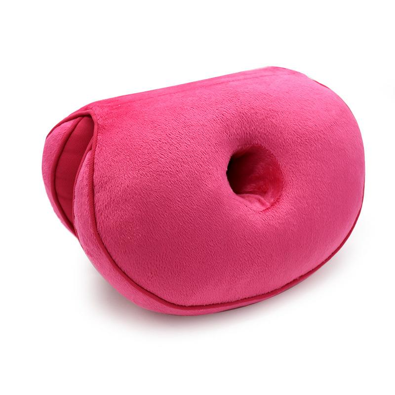 Female Dual Comfort Hip Orthopedic Cushion Portable Buttock Pillow Foldable Body Pillow Hip Lift Cushion for Stress Relief