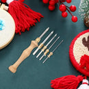 Punch Needle Magic Embroidery Pen Kit Needle Rug Hooking Tool Complete Set Embroidery Pens For Stitching DIY Craft Embellishment