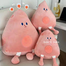 Simulation Lovely Cheese Cake Plush Toys Creative Food Pillow with Blanket for Girls Sofa Cushion Stuffed Cute Birthday Gifts