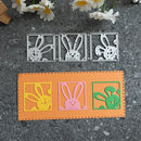 Easter Rabbit Metal Cutting Dies Stencils For DIY Scrapbooking Embossing Handcraft