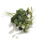 10pcs Artificial Green Turtle Leaf Eucalyptus Leaf Fake Silk Plant For DIY Wedding Birthday Party Home Decor Palm Leave