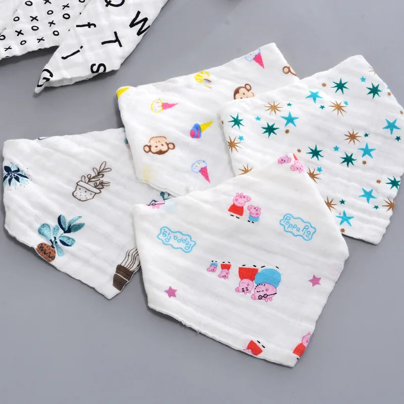 Cotton Dog Bandana Scarf Summer Pet Bandana Small Dogs Cats Bibs Pet Accessories Bandanas For Dogs