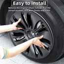 4PCS for Tesla Model Y 19 Inch Hub Cap Performance Replacement Wheel Cap Automobile Hubcap Full Rim Cover Accessories 2018-2022