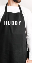 wifey hubby apron Newlywed Bride Groom Wedding suit dress cover up for first dinner mr Mrs Bridal Shower Bachelorette Party gift