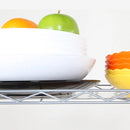 Changeable Assembly Floor Standing Carbon Steel Storage Rack Silver