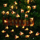 Honey Bee Solar String Fairy Lights Garland Christmas Tree Decoration Outdoor Fairy Garden Patio Light Wedding Street Lamp Decor