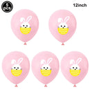 Happy Easter Foil Balloons Cute Bunny Balloons Egg Chick Balloons Easter Party Decoration Kids Easter Gift Easter Party Balloons