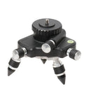 Laser Level Adapter Metal 360-Degree Rotating Base for Laser Level Tripod  Horizontal Bubble Micro-adjust FineTurning Pivoting