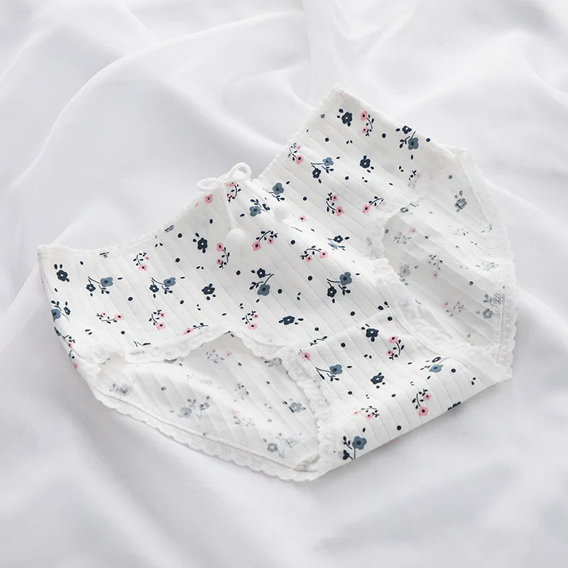 M-XL Cotton Panties Women's Underwear Panty Sexy Lace Panties Girl Floral Soft Briefs Female Underpants Ladies Sexy Lingerie