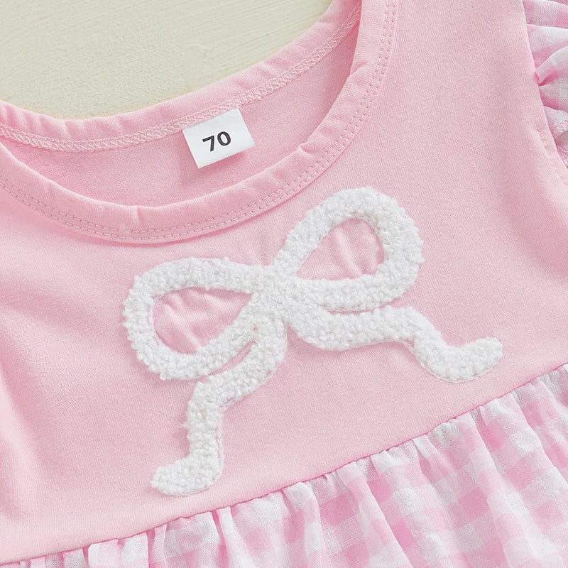 My First Easter Baby Girl Outfits Cute Rabbit Bubble Romper Newborn Collared Smocked Bodysuit Summer Clothes