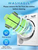 Fan Cooling suit includes 2 fans, 9 blades, 3-speed adjustment of wind speed,Vest for summer fishing trips (without power bank)