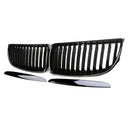 MagicKit Radiator Grilles For BMW 3 Series E90 E91 Saloon 2005-2008 Gloss Black  Front Kidney Grill Auto Car Accessories