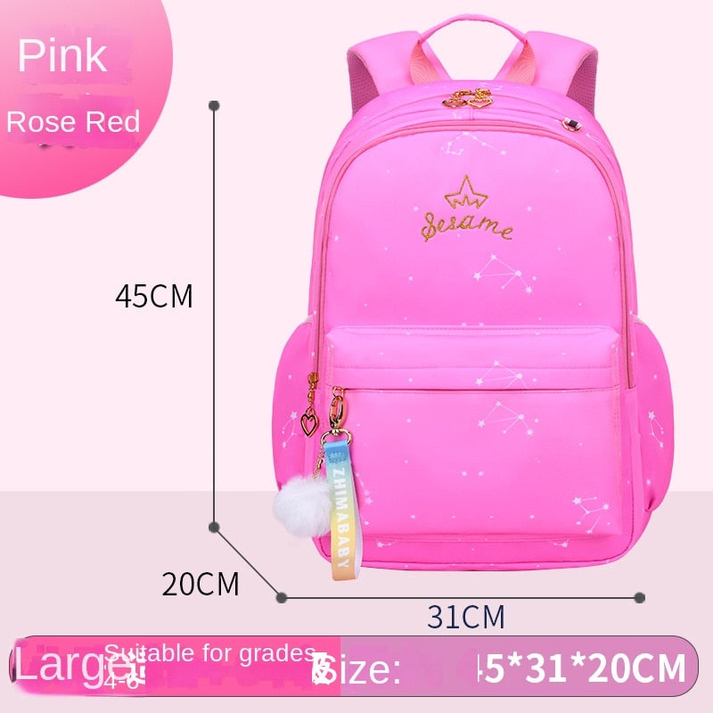 waterproof Children School Bags for Girls Primary princess school backpack Orthopedic Backpacks schoolbag kids Mochila Infantil