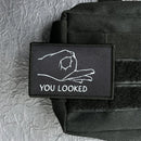 NOT TODAY Letter Stickers for Clothes Tactical Backpack Gear Military Patches Hook and Loop Patch Outdoor Badges