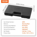 VEVOR Tap and Die Set 40PCs 60PCs 80PCs 110/116PCs Metric or SAE Standard Bearing Steel Taps and Dies