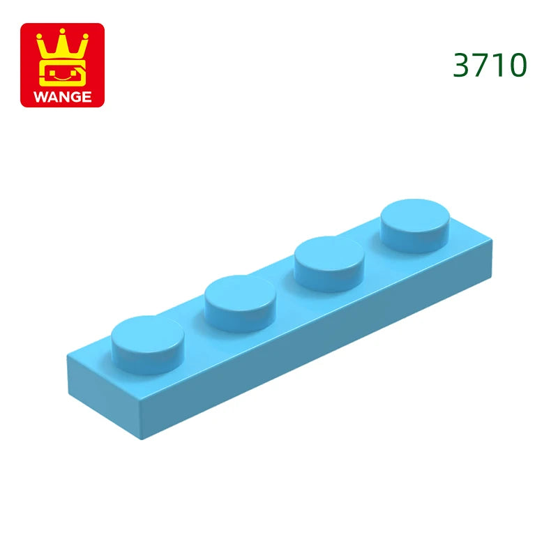 Wange 149Pcs/Lot 3710 1x4 Basic Building Block Moc Components Parts Compatible with Bricks DIY Children Assembly Toy Gift Box