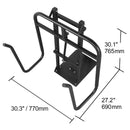 SucceBuy Hot Tub Cover Lift Spa Cover Lift, Hydraulic Height 33.1" - 41.3" Width 53.1" - 92.5" Adjustable Installed Underneath