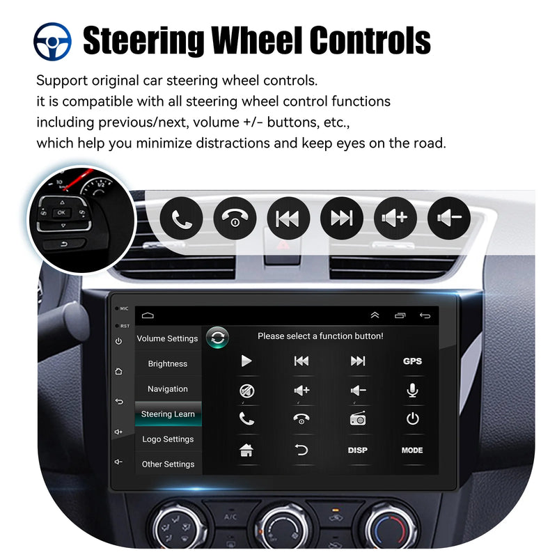 ESSGOO 7 9 10" Car Radio Android Auto Carplay Car Stereo Multimedia Player Universal WIFI GPS Autoradio Car Intelligent Systems