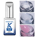 KODIES GEL Brush On Builder Nail Gel Polish 15ml Milky White Clear Pink UV Base Coat French Manicure Reinforce Gel for Extension
