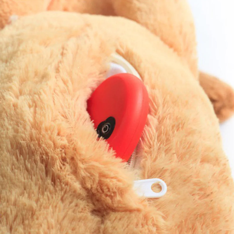 Heartbeat Puppy Behavioral Train Plush Toy Pet Soft Sleep Anxiety Reliver Doll