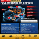 LAUNCH X431 CRP129E PLUS Car Full Systems EOBD OBD2 Scanner Diagnostic Tool 8 Reset Services Auto VIN Scan Battery Test Update