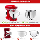 For Kitchenaid 4.5-5 Quart Tilt-Head Stand Mixers, Secure Pouring Shield & Mixers Bowl Covers Mixer Splatter Guard Lids