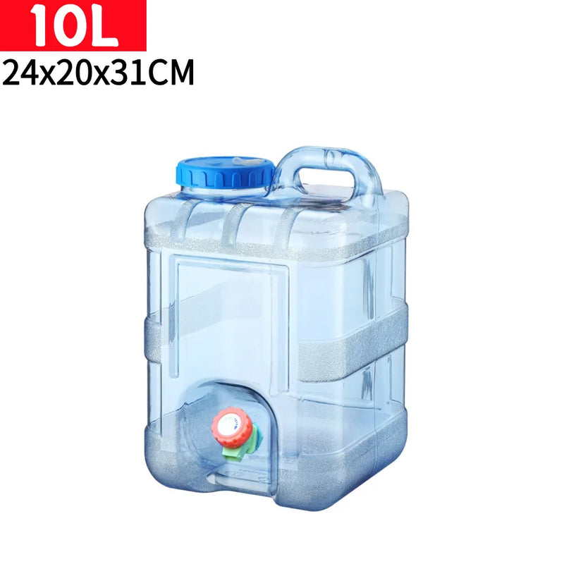 5 L Water Container with Faucet Water Can Bucket Large Capacity Water Bottle Portable Water Container For Outdoor Camping Travel